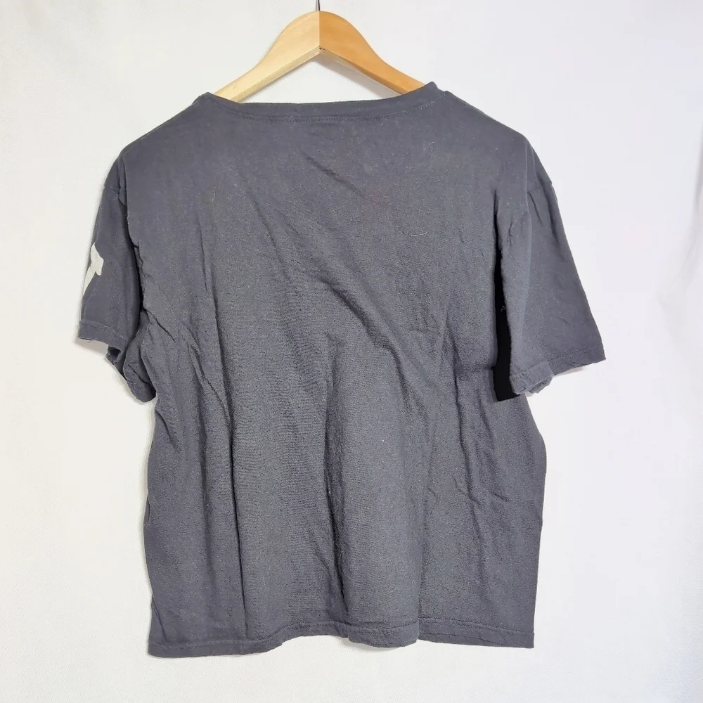True Religion Men's Black Sz L V-Neck Tee